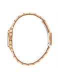 Lee Cooper Women's Analog Watch with Silver Dial and Rose Gold Stainless Steel Band, LC08398.430