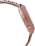 Casio Women's Watch Vintage Collection Digital, Rose Gold Dial Rose Gold Stainless Steel Strap, B640WCG-5DF