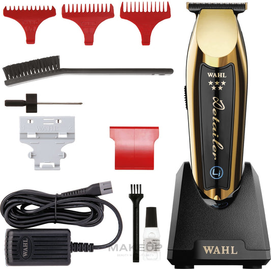 Wahl Professional Detailer Silver Lithium Cordless Trimmer, 08171-716