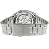 Seiko Men's Mechanical Watch Analog, Black Dial with Silver Stainless Band, SNKL55K