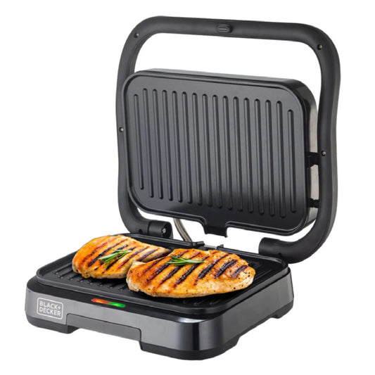 Black+Decker Panini Grill 1300W,PCG1300 Grills BL-PCG1300