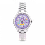 Casio, Women's Watch Fashion Collection Analog, Purple Dial Silver Stainless Band, LTP-E129D-6ADF product image