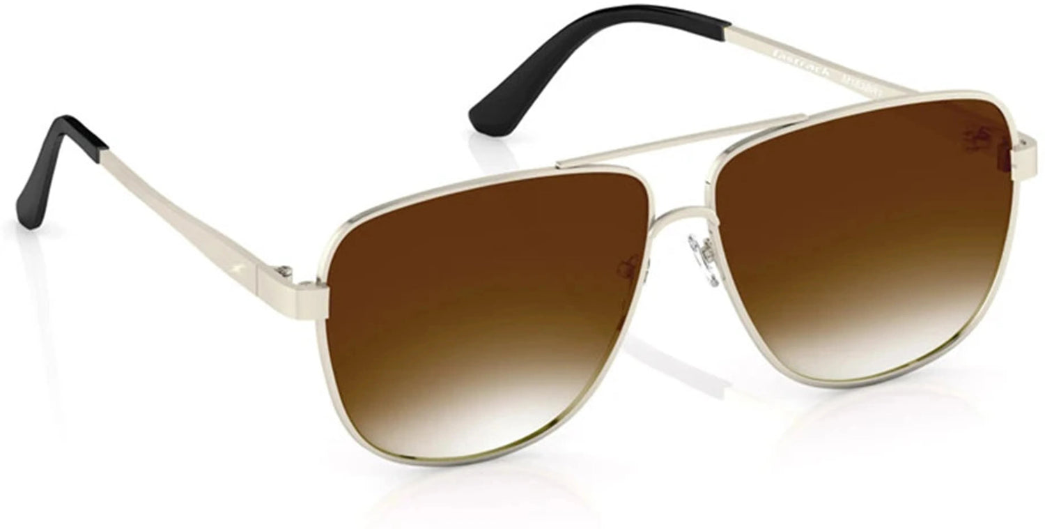 Fastrack Men's Square Sunglasses, Brown Lens, UV protected, M183BR1 - image 2
