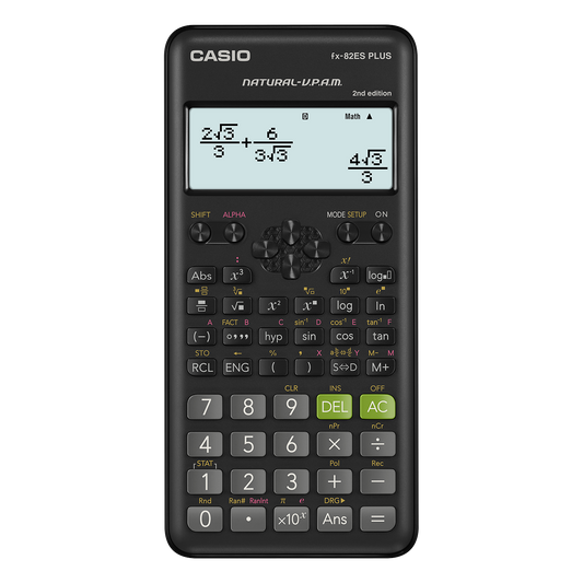 Casio Calculator FX82ES silver dial calculator