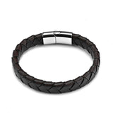 Lee Cooper Men's Bracelet - Silver/Brown