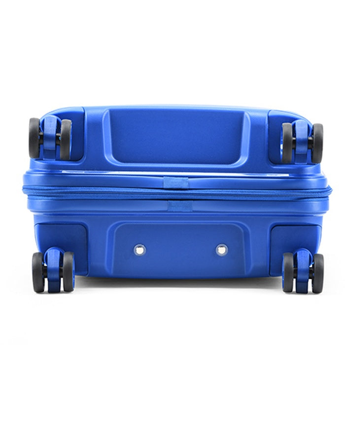 Carlton Carnival Plus 66cm Blue 8 Wheel Hard Top Trolley, CARNIVALPLUS66BLU