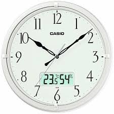 Casio, Analog-Digital Display, Wall Alarm Clock, IC-02-7DF