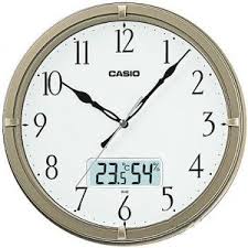 Casio Clock CS-IC-02-9DF gold dial clock