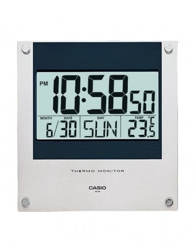 Casio Clock CS-ID-11S-2DF blue dial clock