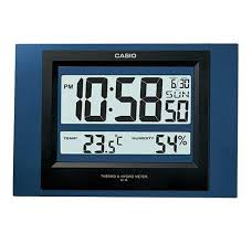 Casio Clock CS-ID-16S-2DF blue dial clock
