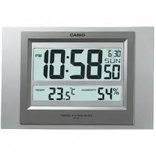 Casio, Wall Clock, Digital Display, Silver, ID-16S-8DF