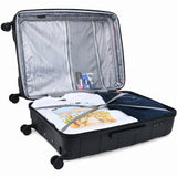 Carlton Olympus Active 55cm Black 8 Wheel Hard Top Trolley, OLYMPUSACTIVE55BLK