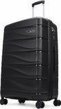Carlton Olympus Active 55cm Black 8 Wheel Hard Top Trolley, OLYMPUSACTIVE55BLK