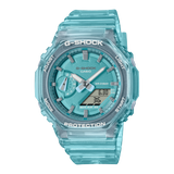 G-Shock Women's Watch Analog-Digital Tiffany Blue Dial & Resin Strap, GMA-S2100SK-2ADR