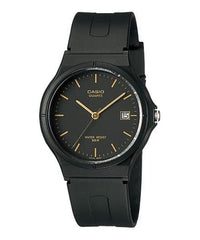 Casio, Men’s Watch Analog, Black Dial Black Resin Band, MW-59-1EVDF