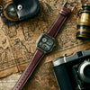 Casio Men's Watch Analog Digital Dial with Brown Leather Strap, AE-1200WHL-5AVDF