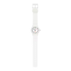 Casio Women's Watch Analog White Dial With White Resin Strap, LQ-24B-7BDF