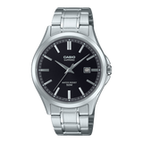 Casio Men's Watch Analog Black Dial With Stainless Steel Band, MTS-115D-1AVDF