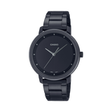 Casio, Womenâ€™s Watch Analog, Black Dial Black Stainless Steel, LTP-B115B-1EVDF