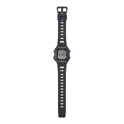Casio Bluetooth Step Tracker Unisex Watch Digital Dial With Black Resin Strap, WS-B1000-1AVDF