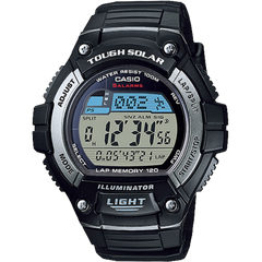 Casio, Men’s Watch Digital, Grey Dial Black Resin Band, W-S220D-1AVDF