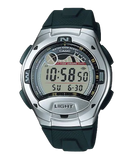 Casio, Men’s Watch Digital, Silver Dial Black Resin Band, W-753-1AVDF