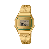 Casio Vintage Women's Watch Analog Digital Dial with Gold Stainless Steel Band, LA680WEGV-9ADF