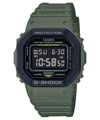 G-Shock Men's Watch Digital Dial with Green Resin Band, DW-5610SU-3DR