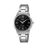 Casio Women's Analog Watch Black Dial with Stainless Steel Strap,LTP-1303DD-1AVDF