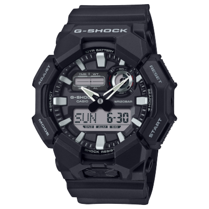 G-Shock Men's Watch Analog-Digital Dial with Black Resin Band, GA-010-1ADR