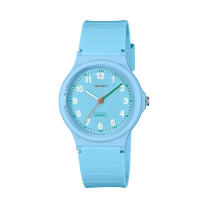 Casio unisex analog watch, blue dial with blue resin strap, model CS-LQ-24B-2BDF, Bahrain
