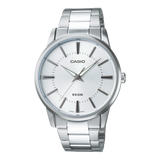 Casio Men's Analog Watch Silver Dial with Stainless Steel Strap,MTP-M306D-AVDF