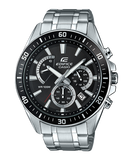 Edifice Men's Watch Analog Black Dial with Silver Stainless Steel Band,EFR-552D-1AVUDF