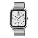 Casio Men's Analog Watch White Dial with Stainless Steel Strap,MTP-M306D-7AVDF