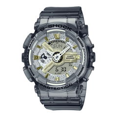 G-Shock Women's Watch Analog-Digital Dial with Transparent Resin Band, GMA-S110GS-8ADR