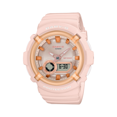 Baby-G Women's Watch Analog-Digital Pink Dial & Resin Band, BGA-280SW-4ADR