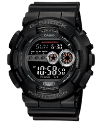 G-Shock Men's Watch Digital Dial with Black Resin Strap, GD-100-1BDR