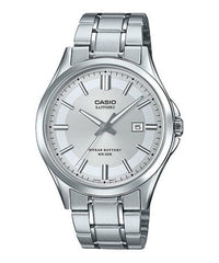 Casio, Men’s Watch Analog, Silver Dial Silver Stainless Steel Band, MTS-100D-7AVDF