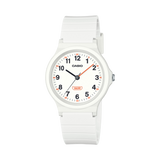 Casio Women's Watch Analog White Dial With White Resin Strap, LQ-24B-7BDF