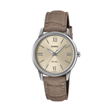 Casio Men's Analog Watch Beige Dial with Genuine Leather Band,LTP-1303LL-7AVDF