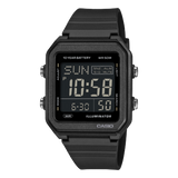 Casio Men's Digital Black Dial Watch With Black Resin Band, W-221H-1BVDF