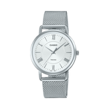 Casio, Womenâ€™s Watch Analog, Silver Dial Silver Stainless Steel, LTP-B110M-7AVDF