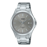 Casio Men's Watch Analog Grey Dial With Stainless Steel Band, MTS-115D-8AVDF