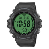 Casio Men's Digital Watch Green Dial With Black Resin Band ,AE-1500WHC-1AVDF