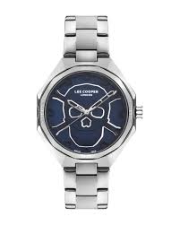 Lee Cooper Men's Watch Analog, Blue Dial, Silver Stainless Steel Strap, LC07640.390 