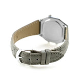 Casio Men's Digital Watch with Grey  Leather Strap, LA680WEL-8A2DF