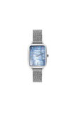 Lee Cooper Women's Watch Analog, Mother of Pearl Dial Silver Stainless Steel Band, LC07815.390 