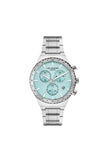 Lee Cooper Men's Watch Analog, Blue Dial Silver Metal Band, LC07853.390 