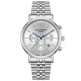 Lee Cooper Men's Multifunction Watch with Silver Dial and Stainless Steel Band, LC08372.330