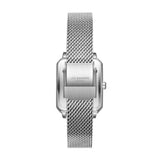 Lee Cooper Women's Analog Watch with White Mother Of Pearl Dial and Dark Blue Leather Band, LC08376.329